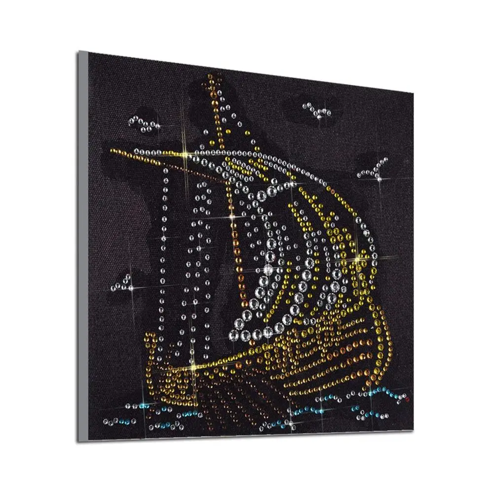 Sailboat diamond painting full drill square diamond painting frameless painting