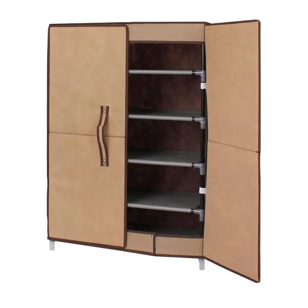 Portable Space-Saving Shoe Rack With KT Door Shoe Cabinet For Shoe Storage