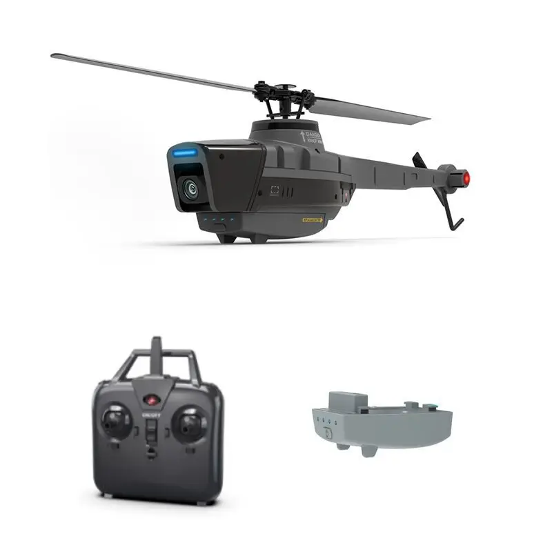 Hot Sale HOSHI C128 Helicopter 4CH Single Propeller Aileron Helicopter Mini Black Bee 1080P HD Aileron Less Aerial Photography
