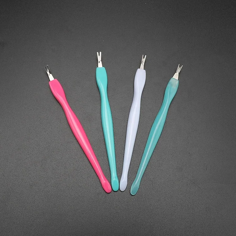 
Plastic Cuticle Pusher Nail Cleaner Tool Professional Manicure 