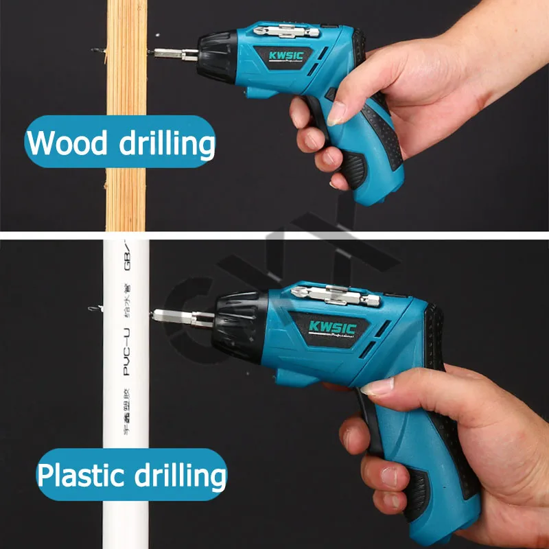 
4.8V Multi-Function Miniature Household Rechargeable Hand Drill Electric Screwdriver Hardware Tool Set Hand Drill 
