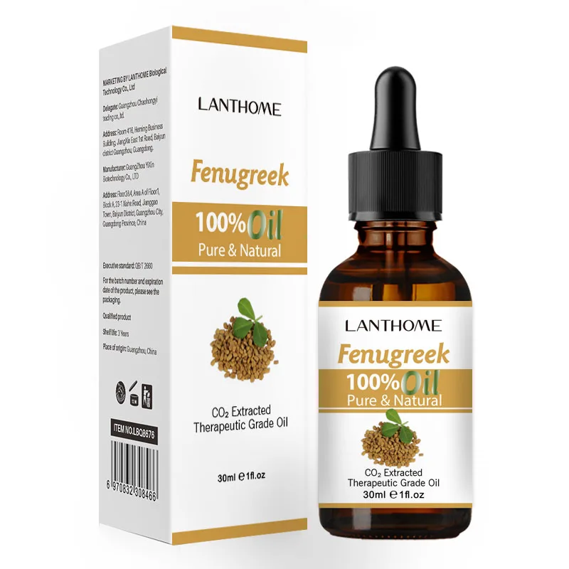 Lanthome Natural Fenugreek Seed Oil 100% Pure Price Bulk Extract Essential Oil