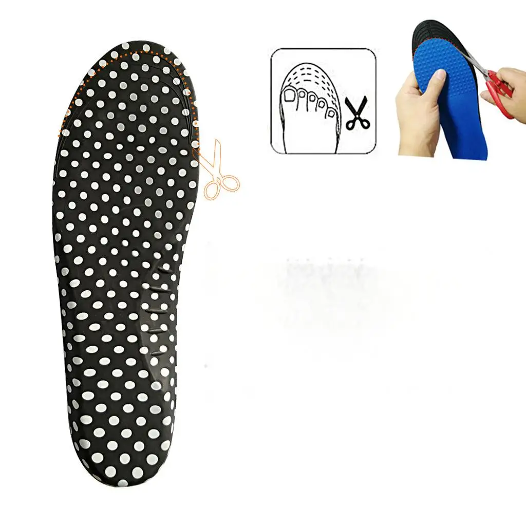 New Trendy EVA Flat Feetr Magnet Insoles Arch Magnetic Therapy Massage Insoles for Women Men