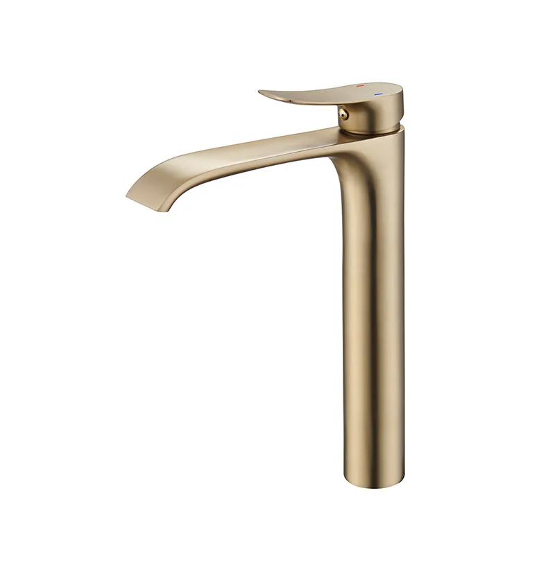 Single handle basin brass faucet single hole washbasin faucet toilet hotel household hot and cold faucet for hotel