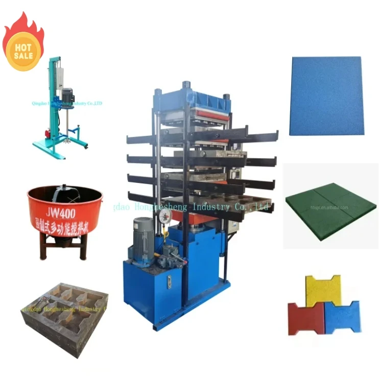 Factory Price 50TRubber Floor Vulcanizer Machine /rubber floor tile making machine Floor Vulcanizing