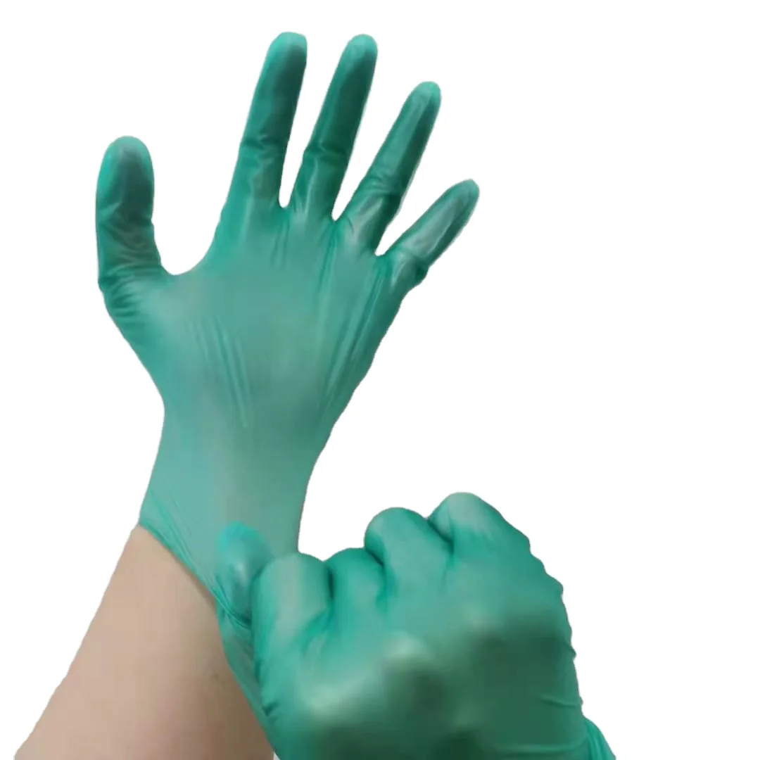 Powder free Food exam Cheap disposable vinyl nitrile blend gloves