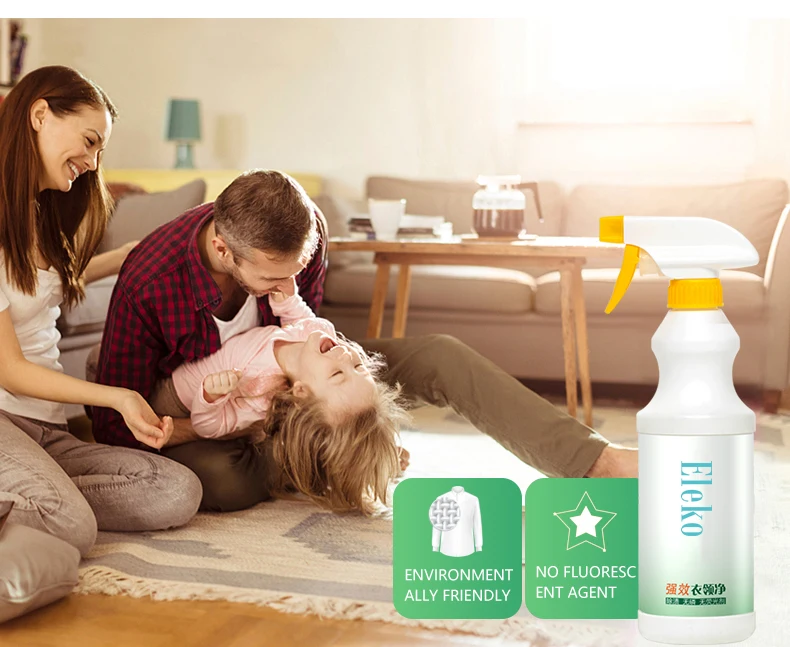 Laundry Detergent Cleaner Stain Removal Collar Cuff Stain Remover Household Natural Spray Laundry Room Clothes Color Bleach