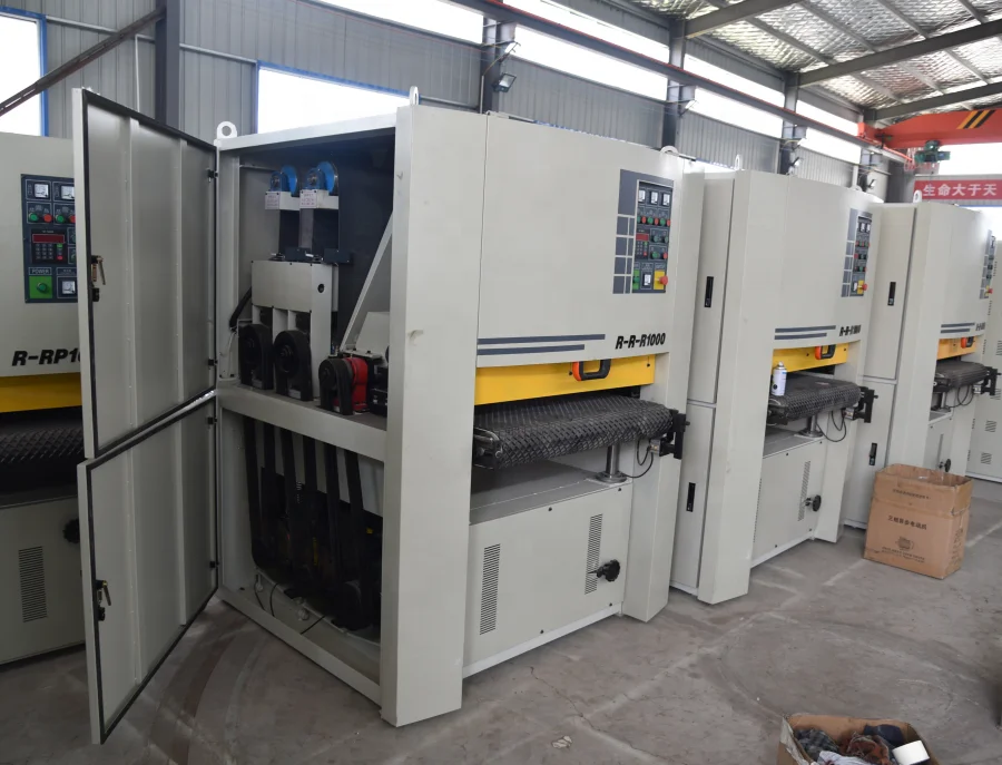 Zhongding industrial floor door board profile wood wide drum belt planer sander mdf plywood veneer sanding machine price