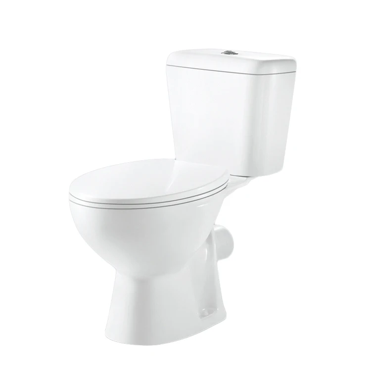 Medyag Wholesale Ceramic Closestool Toilets Rimless Wash Down S-trap Two Piece Commode Water Closet
