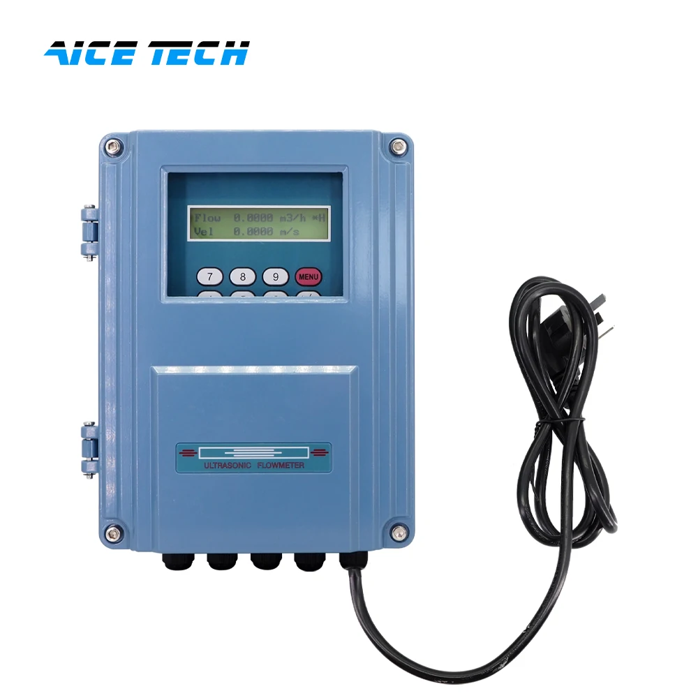 Aice Tech Ultrasonic Clamp-On Flow Meter Water Flowmeter