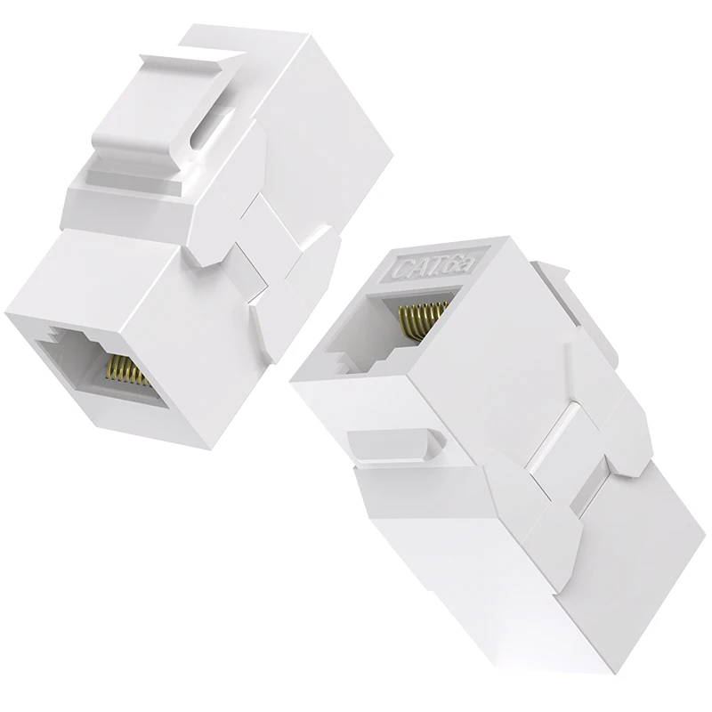 RJ45 Keystone Jack Cat6 Coupler Female to Female CAT 6 Ethernet Network Coupler