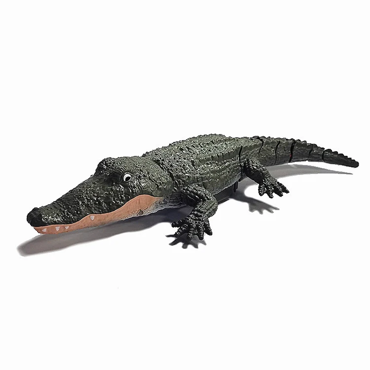 2.4G Waterproof Electric RC Tricky Alligator Boat Simulation Remote Control Crocodile Toys