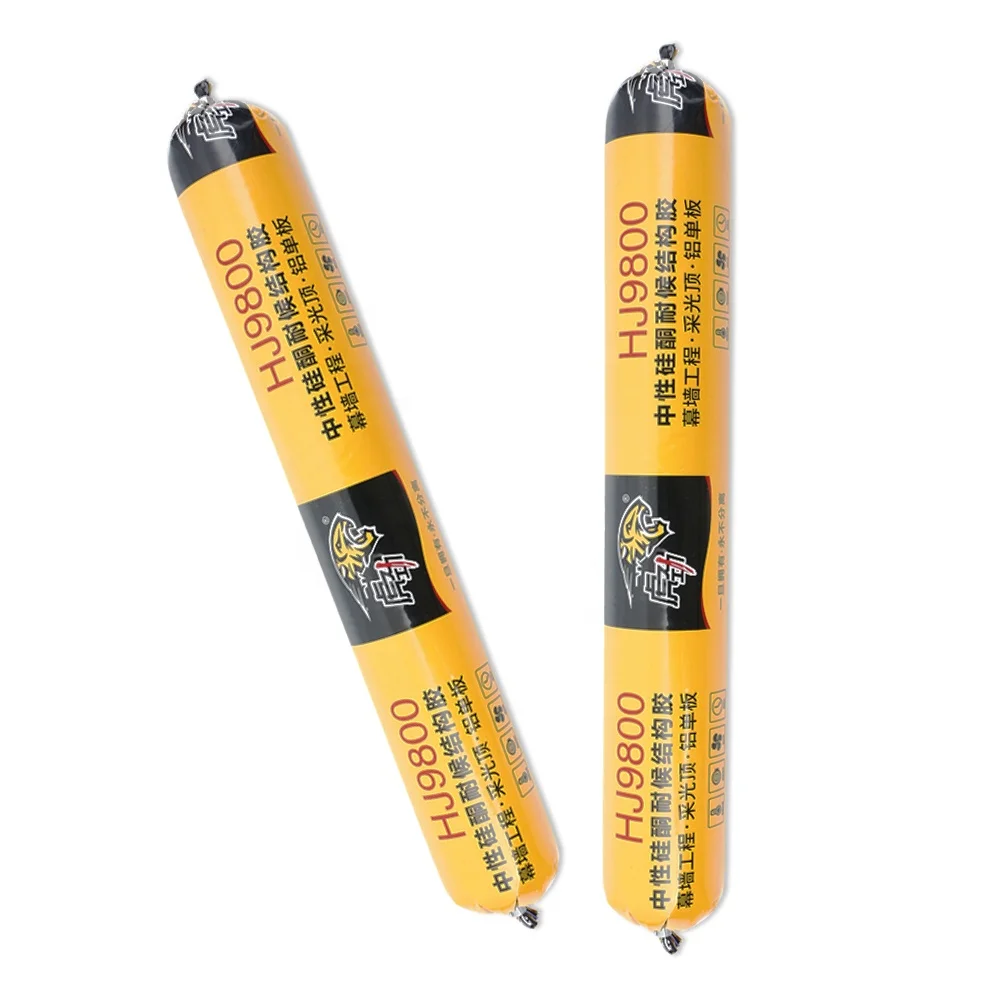 High Quality 9800 Waterproof Construction Glue For Wall Building Roof Structural Silicone Sealant Adhesive