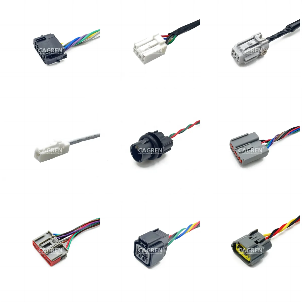 Wring Harness HX447 Connector 176143-2 2-pin  fan motor for engine cooling for cars Lada(VAZ) Grant, Kalina, Datsun,