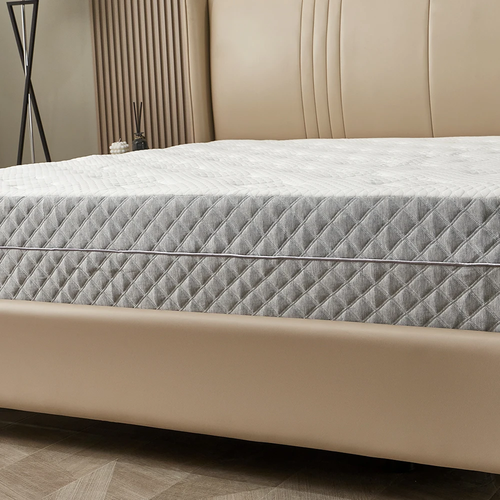 Euro Top Design Queen King All Size Soft Comfortable Memory Foam Pocket Spring Latex Roll Packing Mattress for Adults