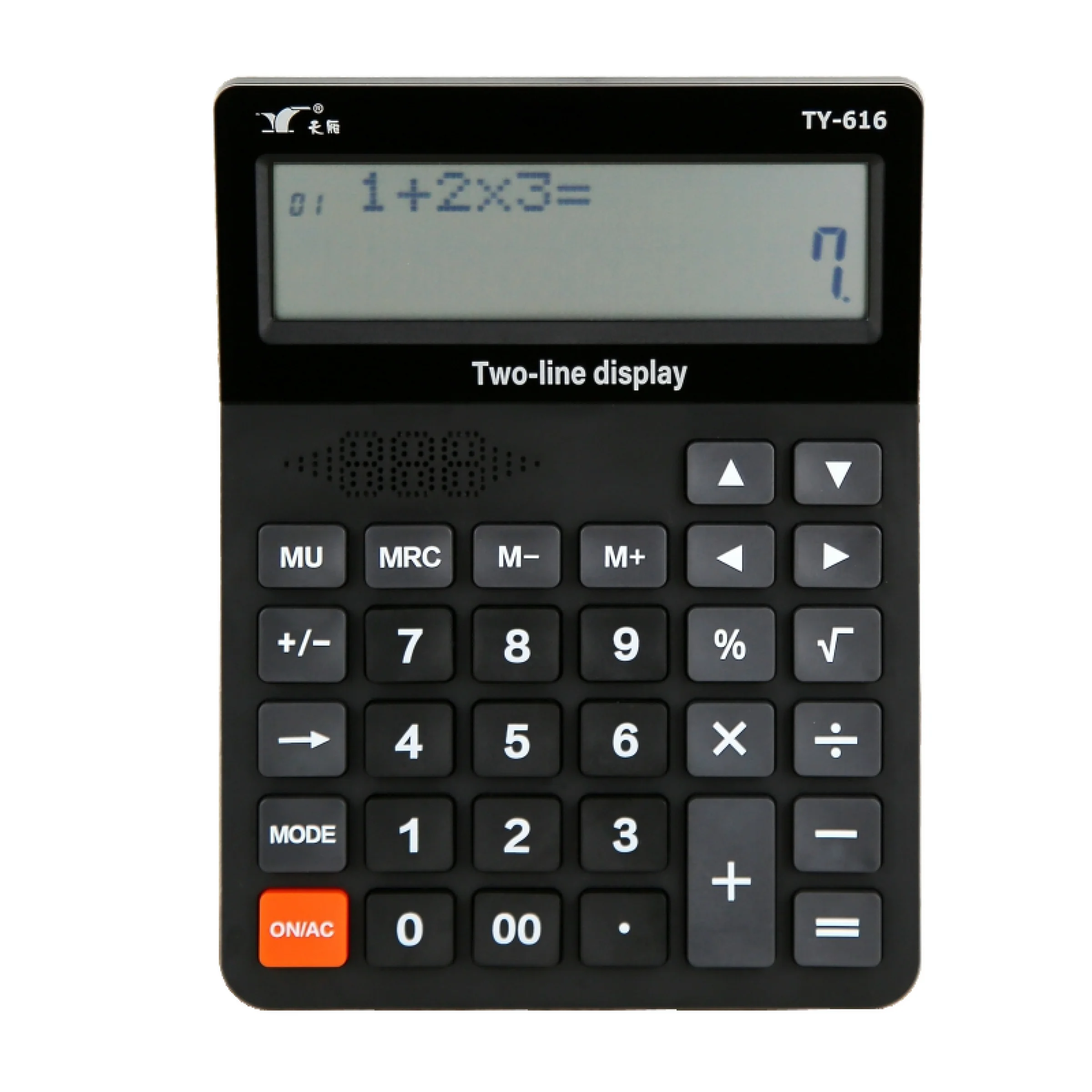 TY616 12 Digit Dual Power Desk AA Battery Solar Energy Cheap Standard Function Electronic Calculator with Large LCD Display