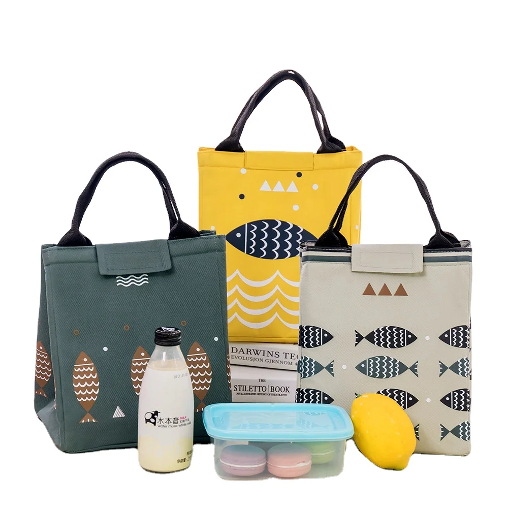 Многофункциональная водонепроницаемая сумка из ткани Оксфорд для девушек изолированная ланча герметичная Сумка-тоут контейнер