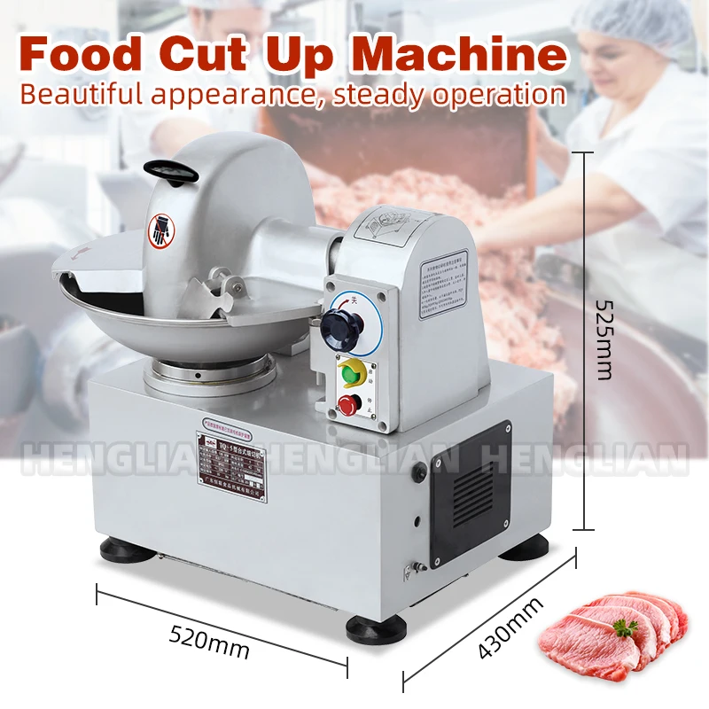 Factory Supplier Sausage Meat Bowl Cutter Cheap Price Silent Cutting