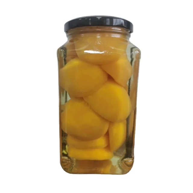 canned yellow peach halves in light syrup/in heavy syrup 820g/d.w.460g