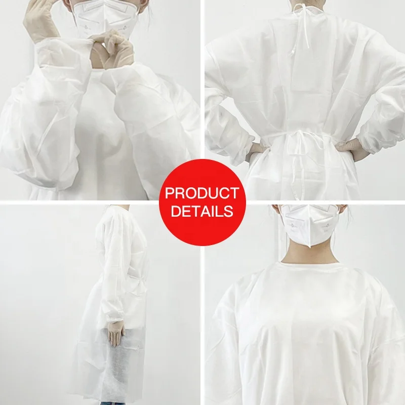 High quality ASTM F1671 disposable surgery gown 40g medical uniforms Medical for Hospitals 510K