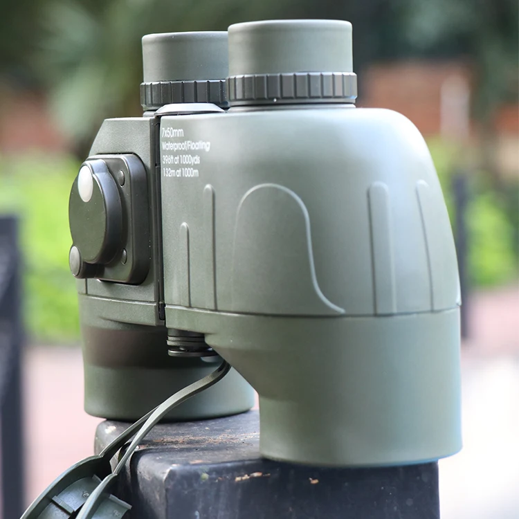 Army Green Night Vision Range Finder Waterproof Telescope Binoculars 7x50