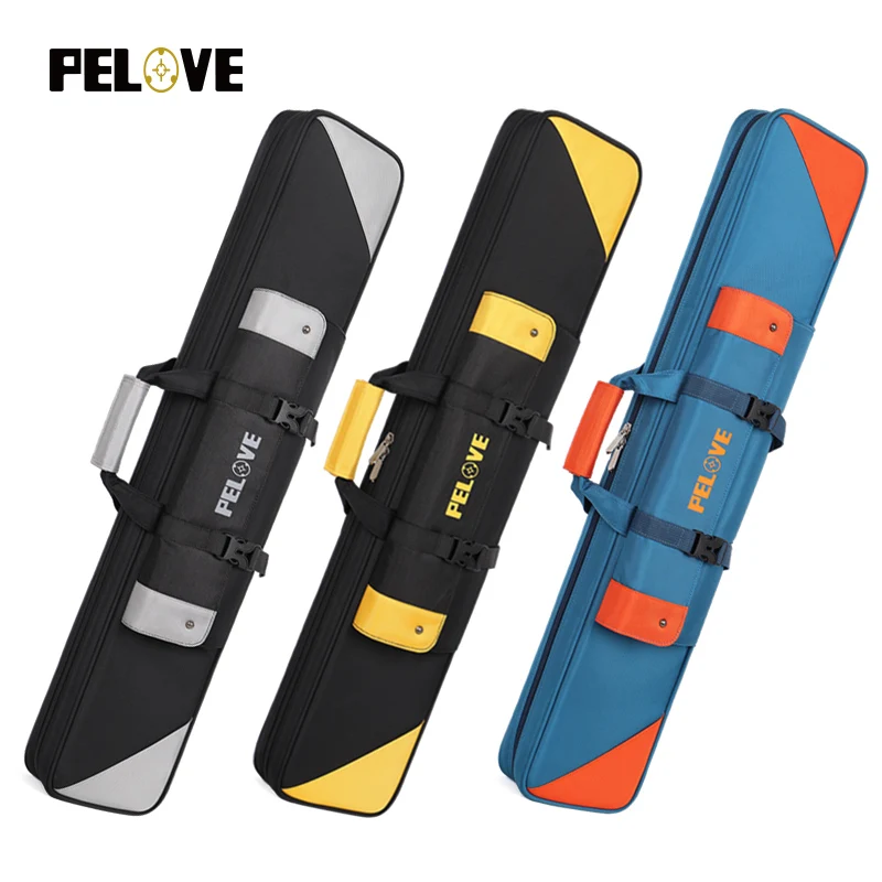 Factory wholesale custom professional model, With front pocket can hold billiard accessories, soft pool cue case