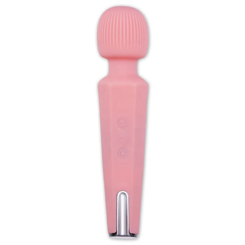 
pink color wireless rechargeable av g-spot wand massager for pussy 