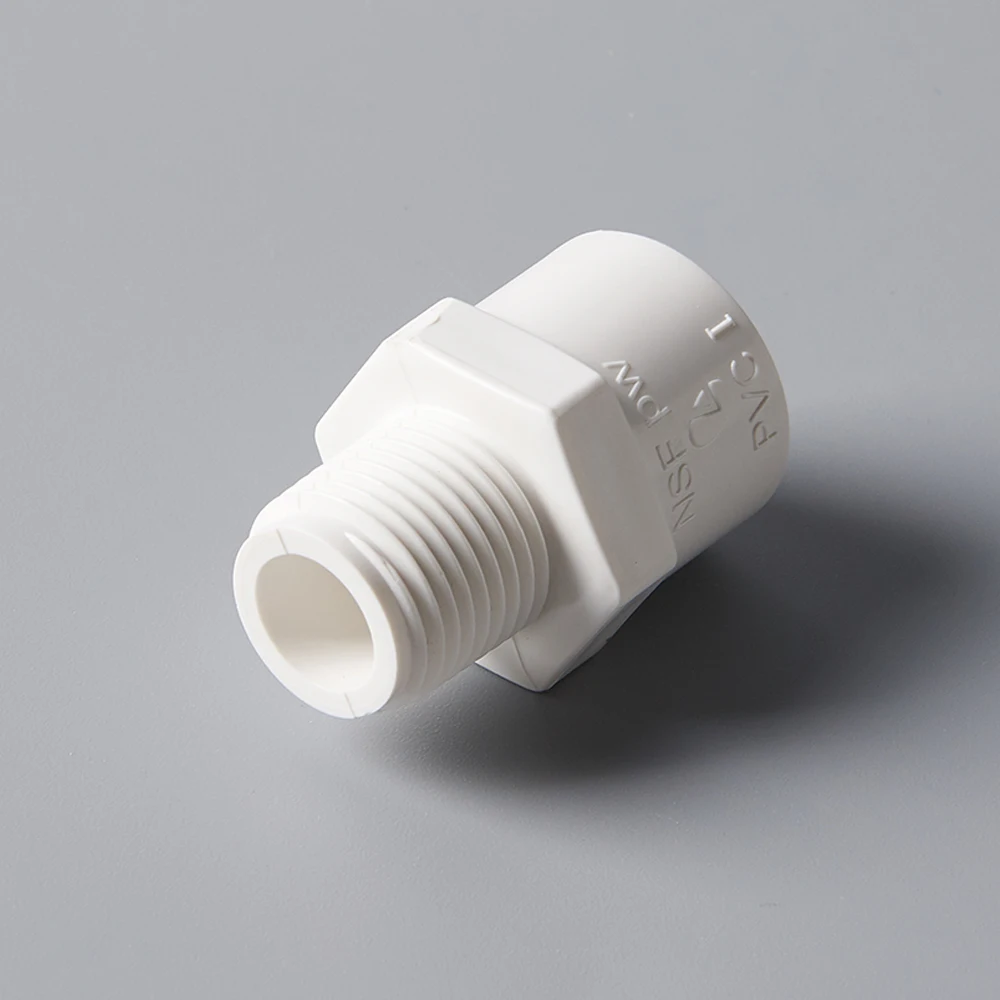 Pipe fittings pvc connectors US standard 3 inch thread male adapter