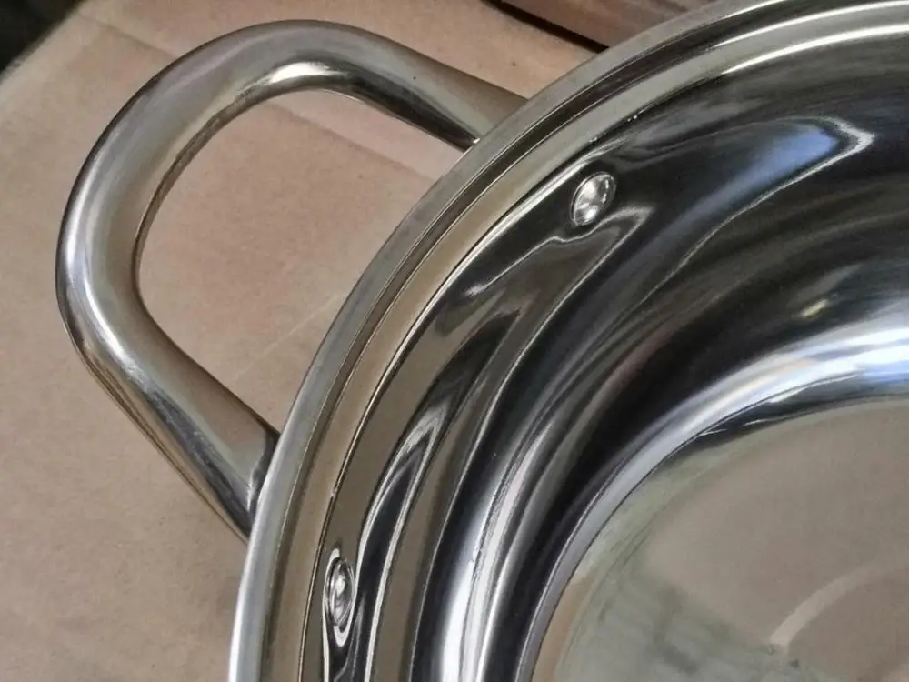 High Quality Stainless Steel Non-stick Coating Stainless Steel Mandarin Duck Hotpot