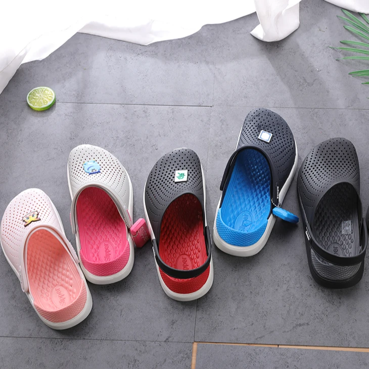 
Men Colorful Casual Clogs Beach Sandal Mules Slippers EVA literide Waterproof Summer 