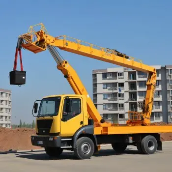 brand truck with manipulator crane 6 ton 6 ton spider crane 6 ton mini crane