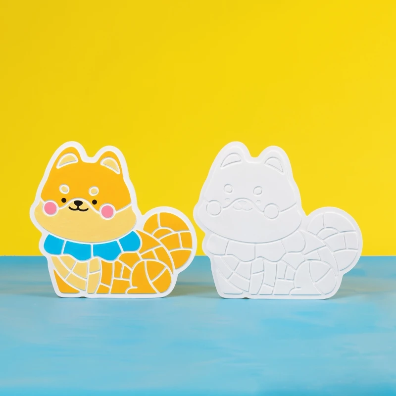 2024 New child gypsum painting diy kit-Color Block Painting-little bee plaster drawing art education toy set as gift for kid