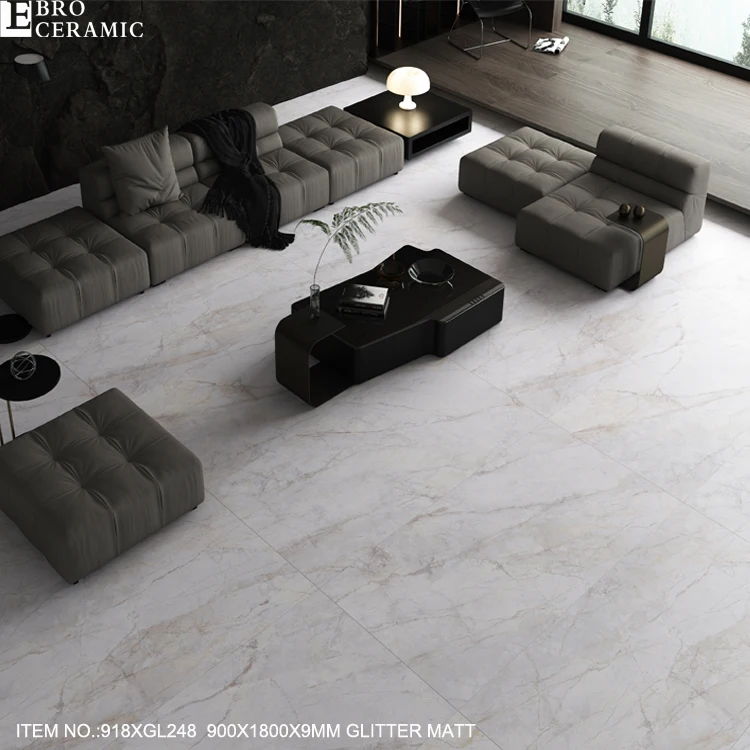 900x1800 Matt porcelain floor tiles large grey beige cement look floor and wall tile