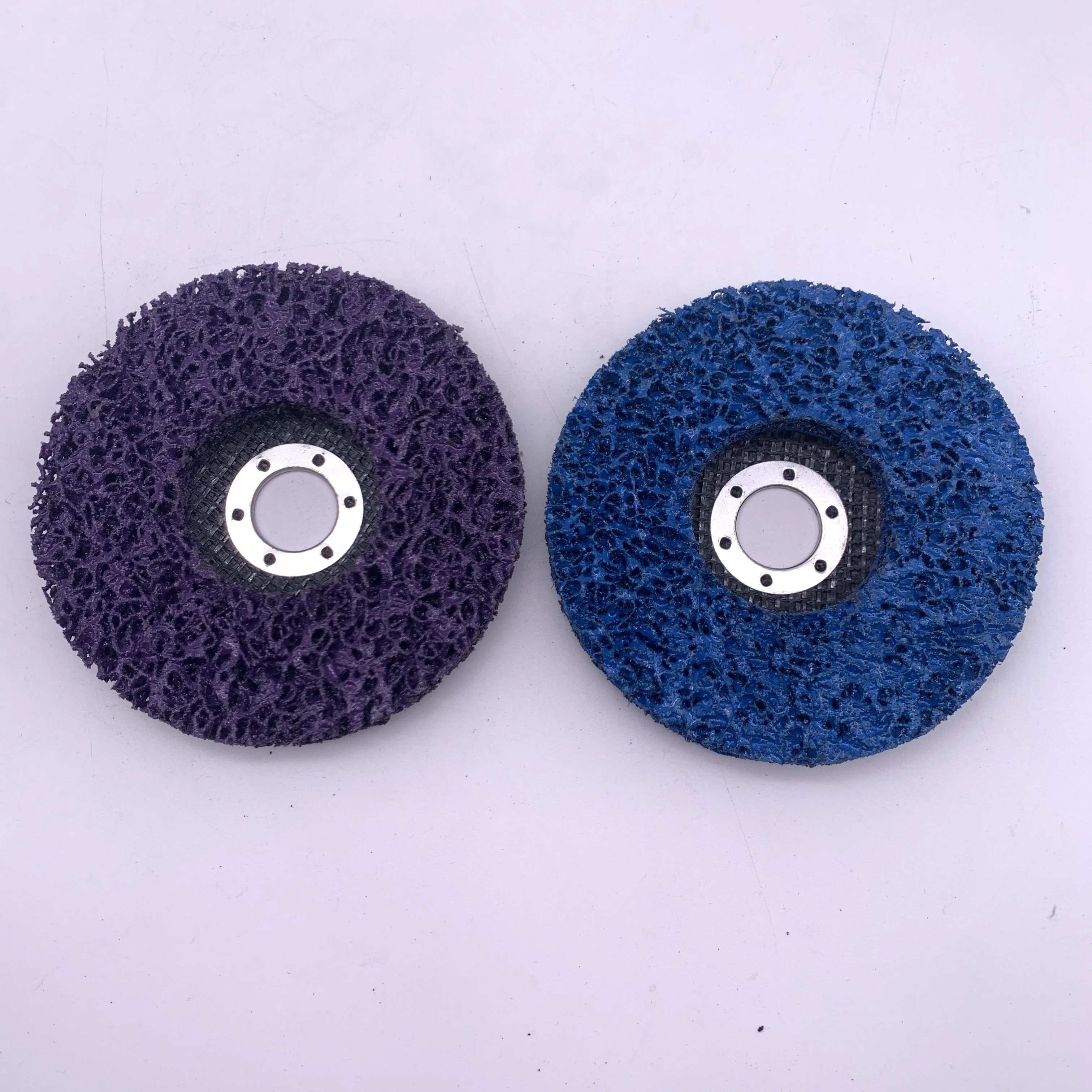 Premium Quality 125mm Blue Color poly strip disc wheel 5 inch Clean and Strip Disc For Rust Remove