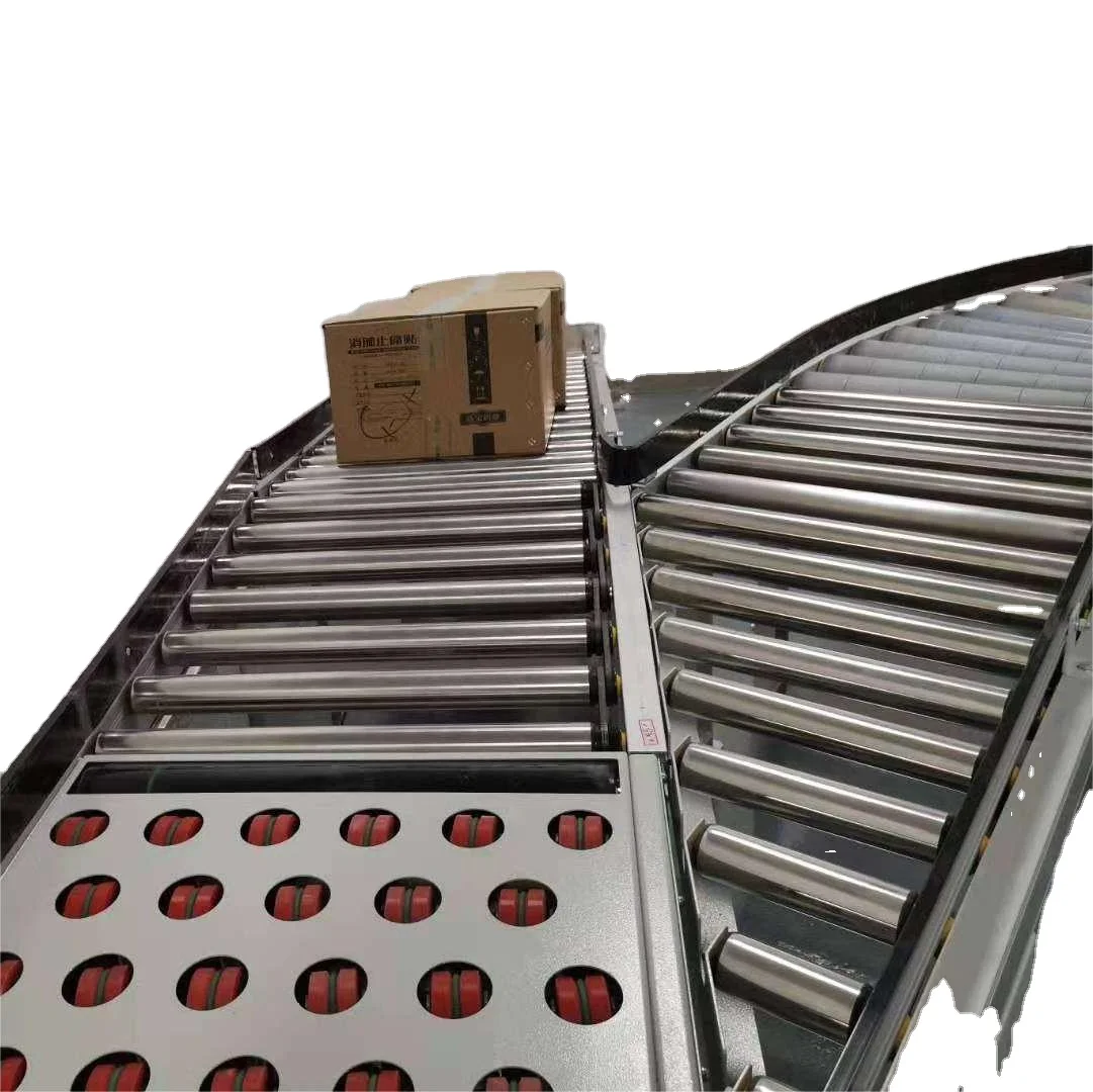case / box / carton roller transfer conveyor line