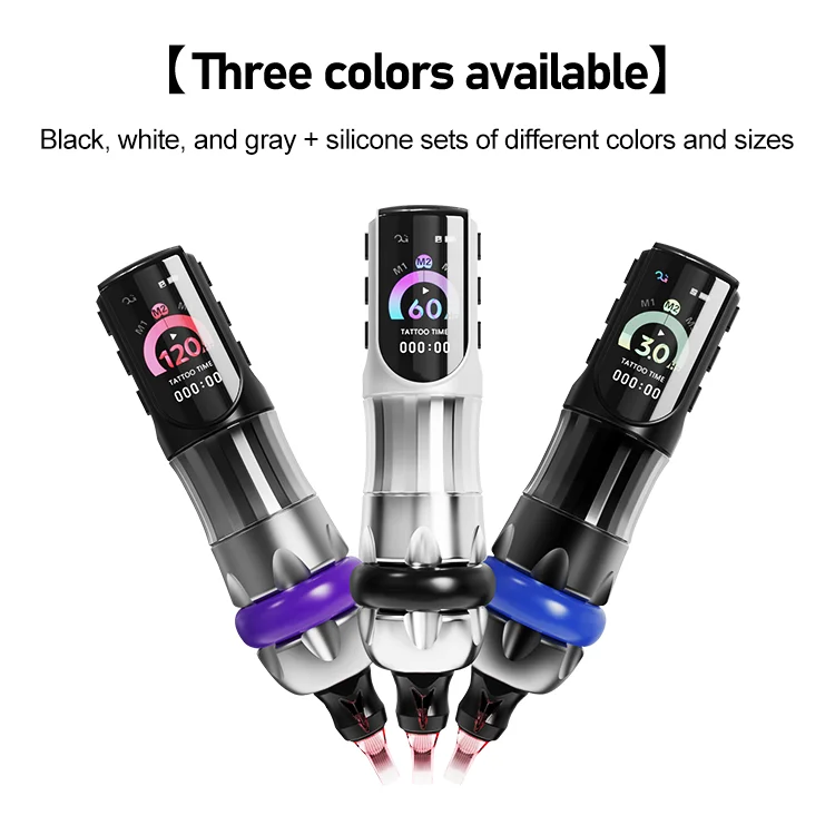 OG Produce Gun Kit Designer Bagswireless Guns Full Set With Hard Case 6 Rotary Type Wireless Pen Tattoo Machine