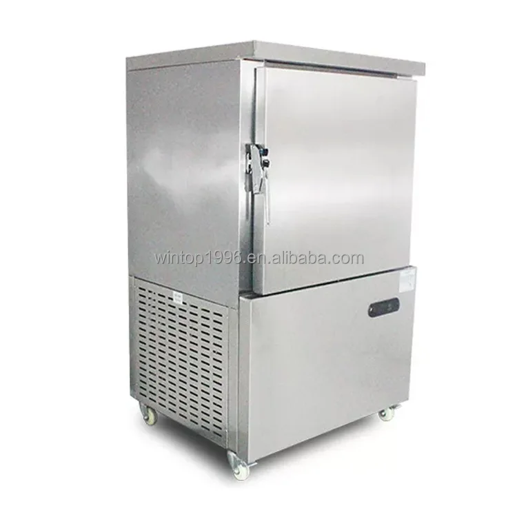 single door fast freezing refrigerator 300 L freezer used for meat fish preservation blast chiller