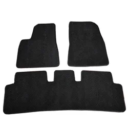 4 Piece Premium Rubber Floor Mat for Cars, SUVs and Trucks Universal Trim to Fit car mat