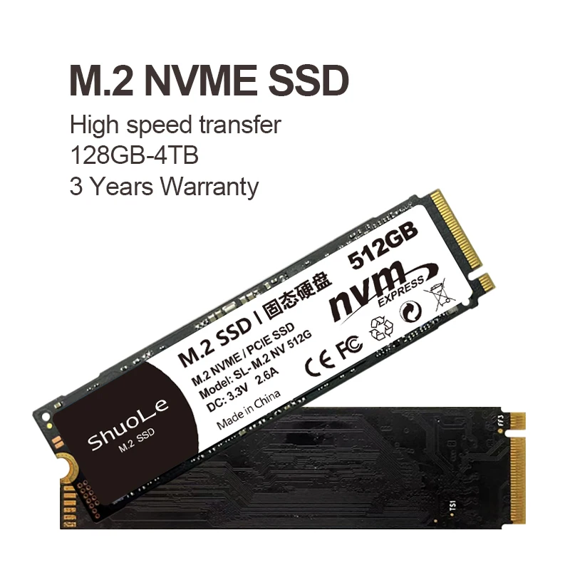 m2 ssd 128GB M.2 ssd 256GB 2280mm 512GB NVMe M.2 pcie SSD