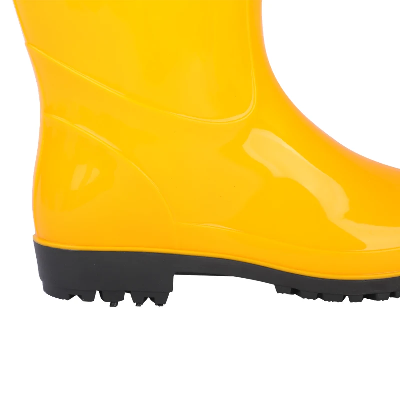Stores Hot Sales Non Slip Mens Plastic Rain Boots   Gum Shoes