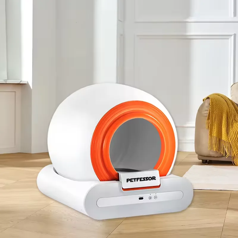2024 new style TUYA WiFi Connection Ultra-quiet Smart Cat Toilet APP Control Self Cleaning Automatic Cat Litter Box Pet Supplies