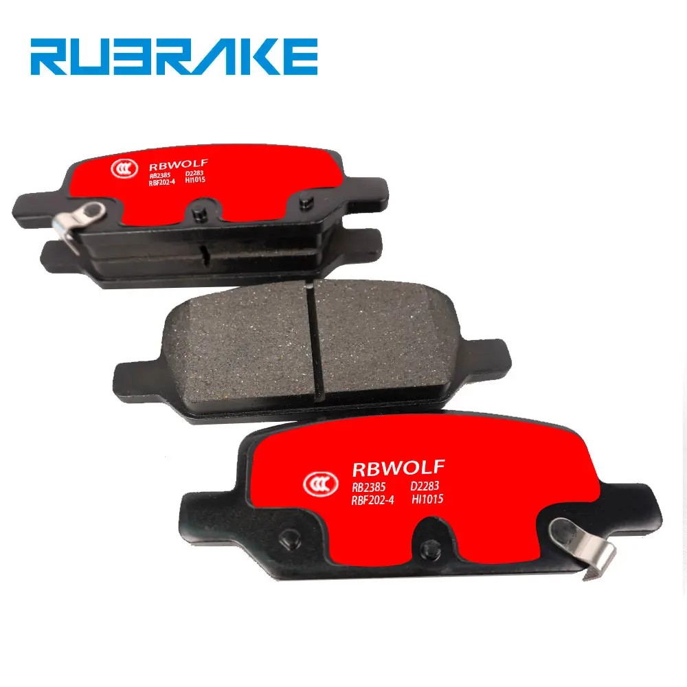 RUBRAKE RB2385 high quality can manufacture car rear brake disc pads for A3 (8P1) 2003/05