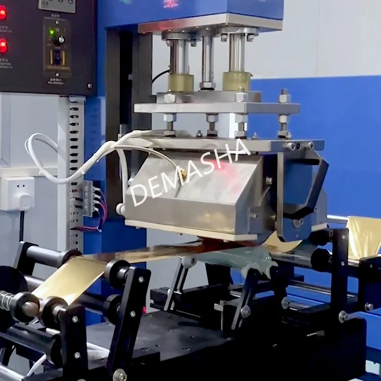 DM Factory Direct manual glass hot stamping machine for glass bottle