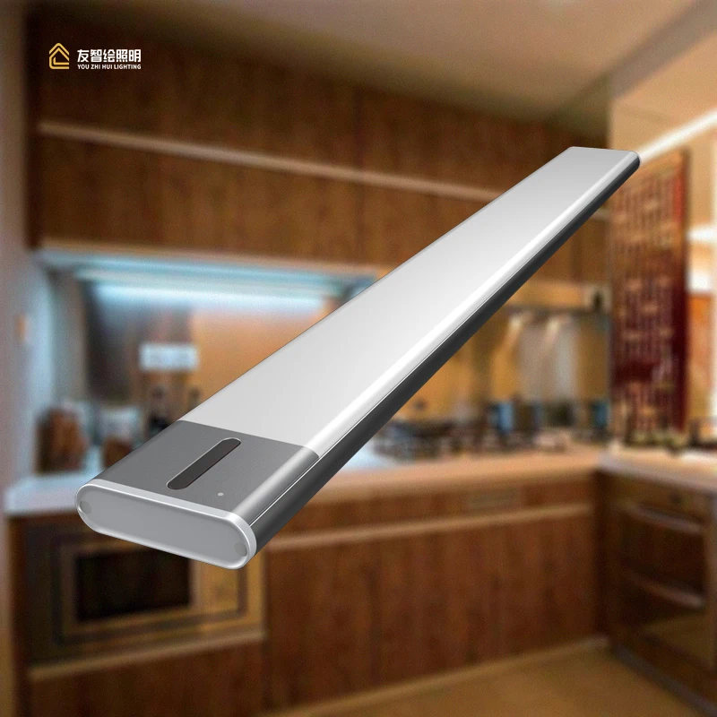 The sensor hand sweep control switch adjusts the brightness of the lamp mounted under the cabinet