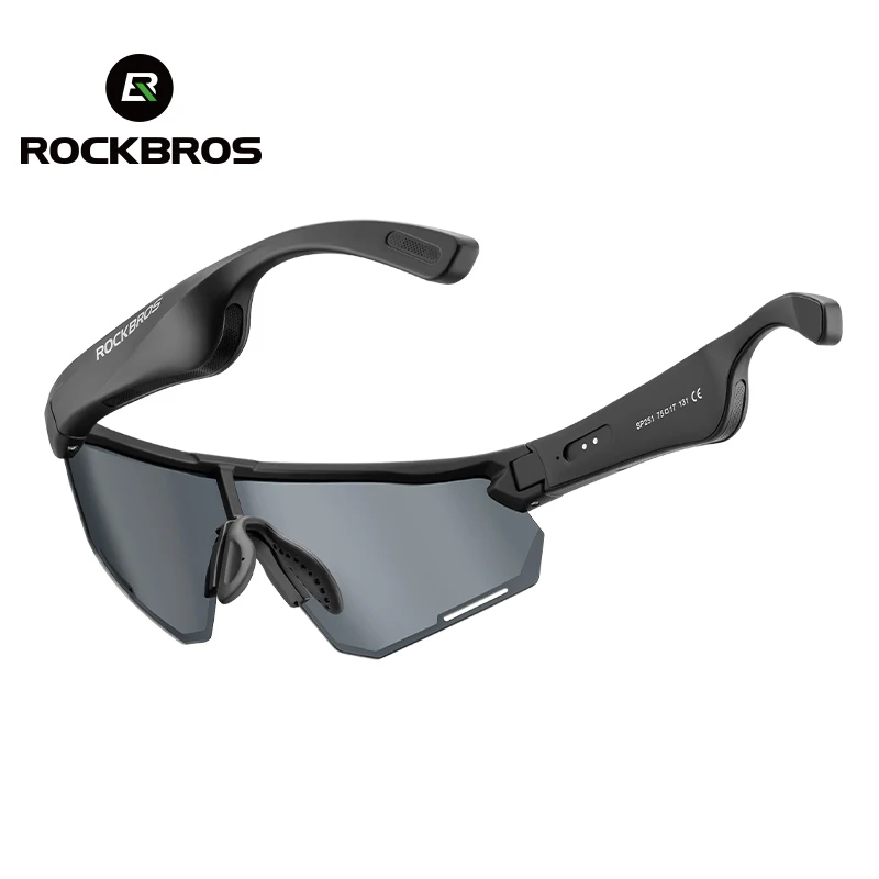 Модные солнцезащитные очки ROCKBROS новейшие 2023 с Bluetooth смарт-беспроводные со встроенным динамиком гарнитура