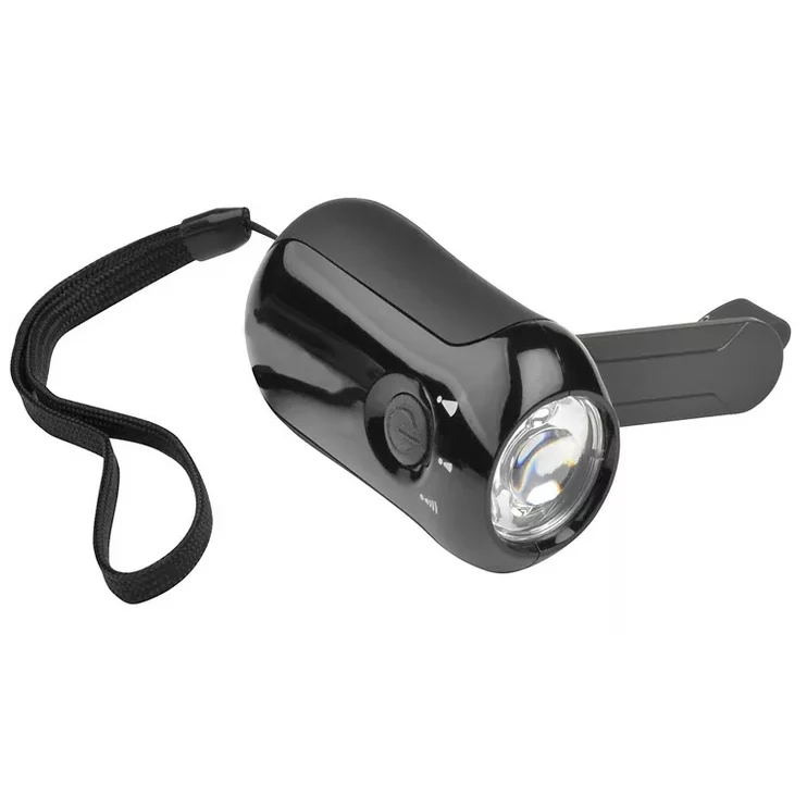 1 LED Hand Crank Flashlight for Emergency Dynamo Light Dynamo Flashlight