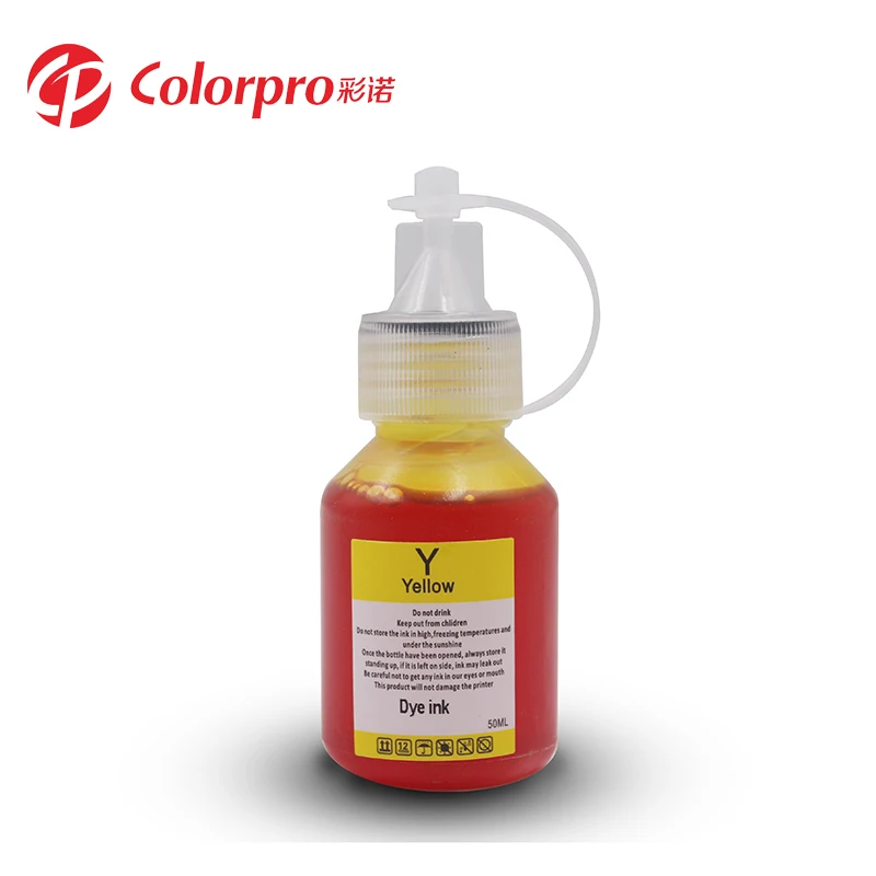 Good quality Colorpro BT6001 water based ink for DCP-T300W DCP-500W printer 50ml/100ml bottle dye ink