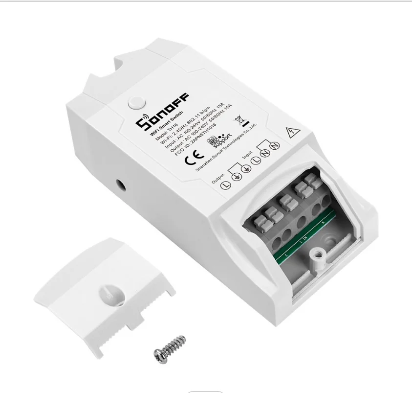 SONOFF TH16 Smart Home Automation Wireless APP Remote Control Wifi Light Power Switch Support Temperature Humidity Monitor