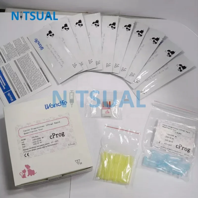 Тест на цельную кровь для собак 25 тестов/бокс Wondfo анализатор беременность