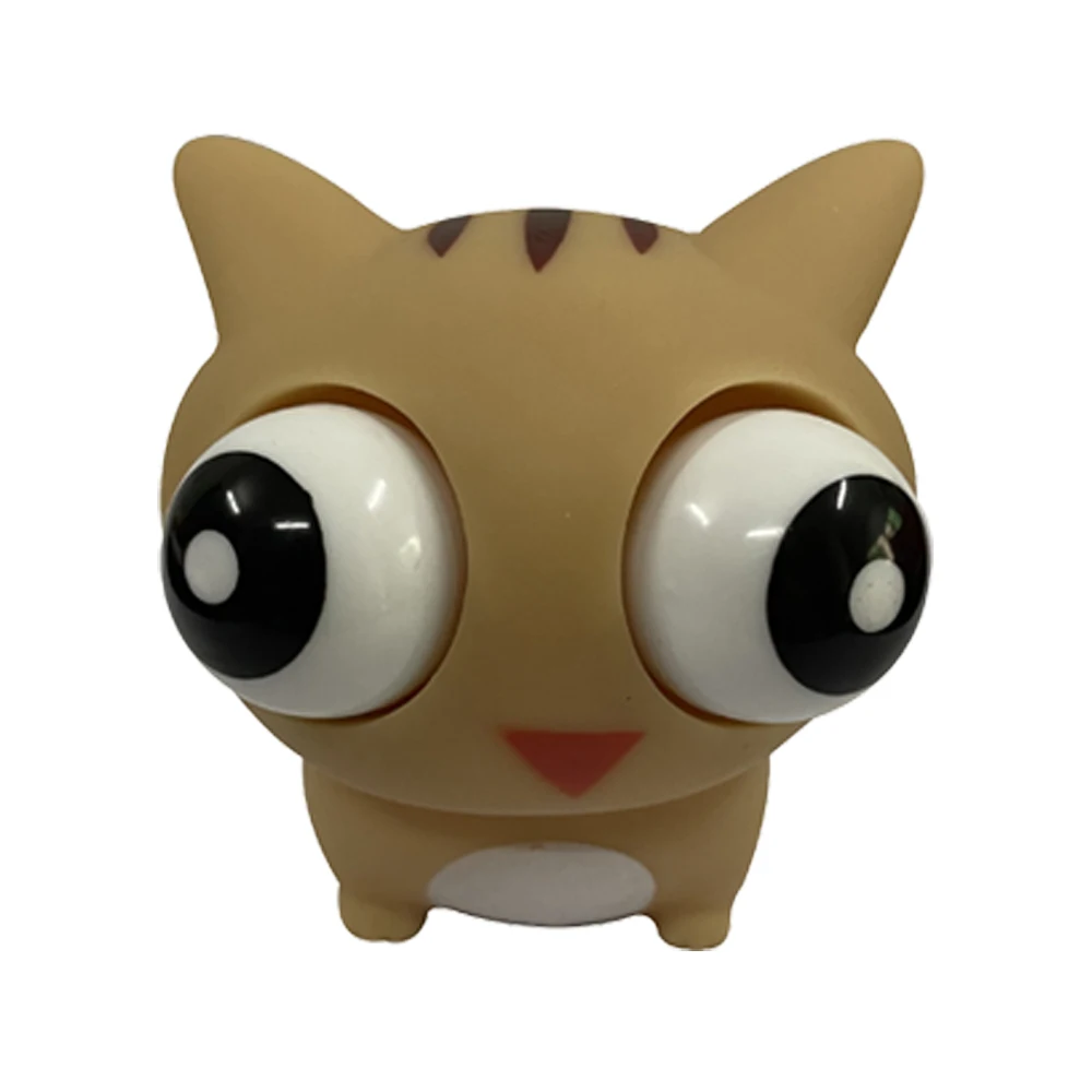 Trending products new arrivals Animal Popping Out Eyes Squeeze Fidget Squeeze Decompression Toys Cartoon Animal Series For Kids